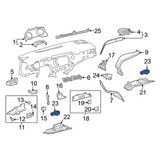 Toyota OE - Front Courtesy Light