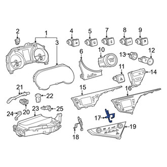 Toyota OE - Right GPS Navigation System Bracket