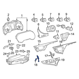 Toyota OE - Left GPS Navigation System Bracket
