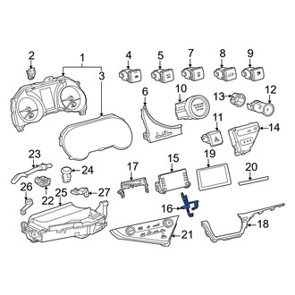 Toyota OE - Left GPS Navigation System Bracket