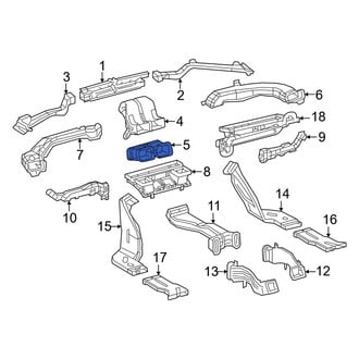Toyota OE - Front Center Instrument Panel Air Duct
