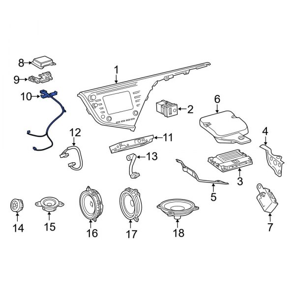 GPS Navigation System Antenna Cable