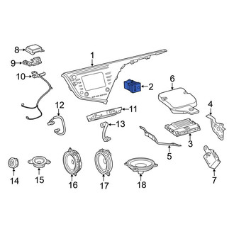 Toyota OE - Audio Auxiliary Jack