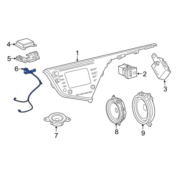 GPS Navigation System Antenna Cable