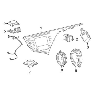 Toyota OE - Instrument Panel - Sound System (Japan Built), (Gas)