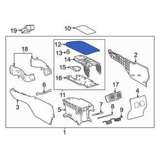 Toyota OE - Console Armrest Cover