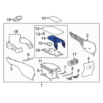 Toyota OE - Console Hinge