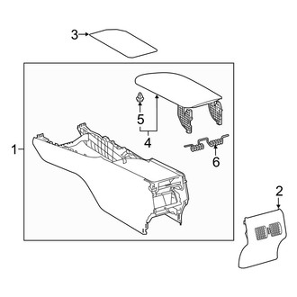 Toyota OE - Center Console (Japan Built, Console & Trim), (Gas)