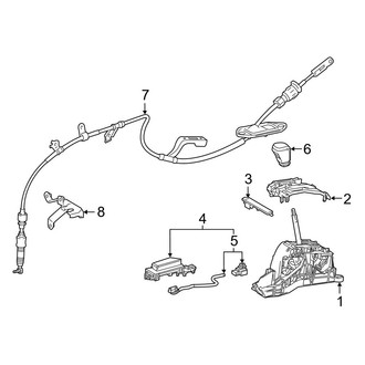Toyota OE - Center Console (Japan Built, Shifter Assembly), (Automatic Tr)