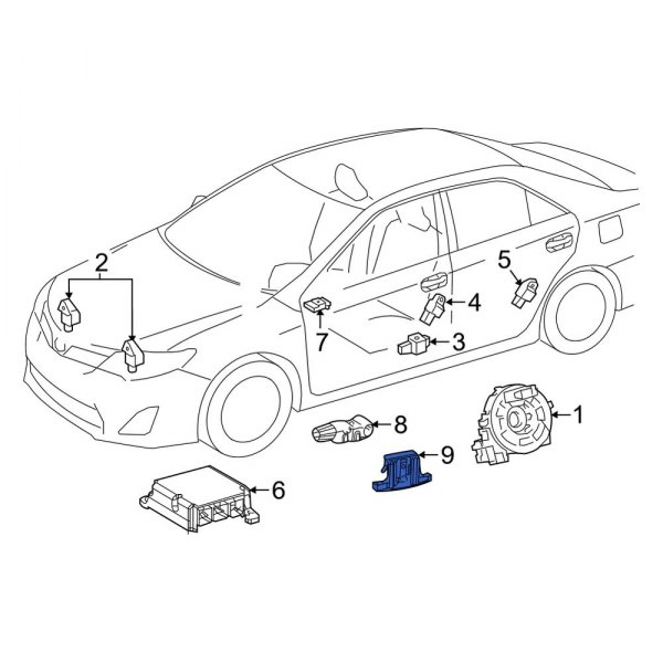 Seat Track Position Sensor Bracket