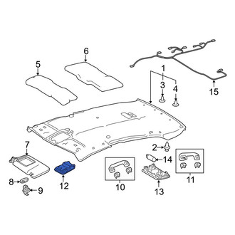 Toyota OE - Upper Overhead Console