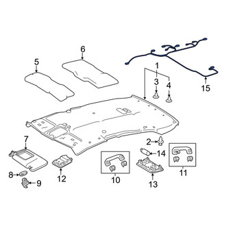 Toyota OE - Headliner Wiring Harness