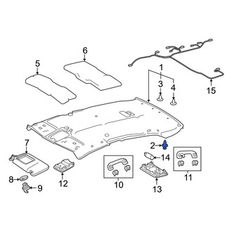 Toyota OE - Headliner Clip