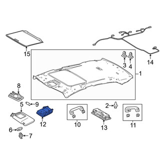 Toyota OE - Upper Overhead Console