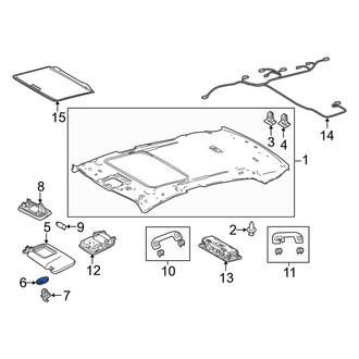 Toyota OE - Sun Visor Cap