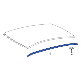 Toyota OE - Left Roof Drip Molding