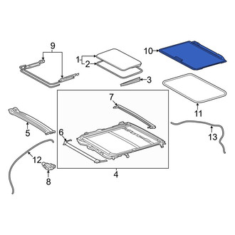 Toyota OE - Sunroof Cover