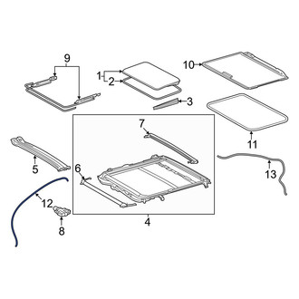 Toyota OE - Front Sunroof Drain Hose