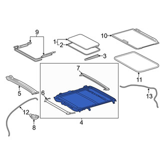 Toyota OE - Sunroof Frame