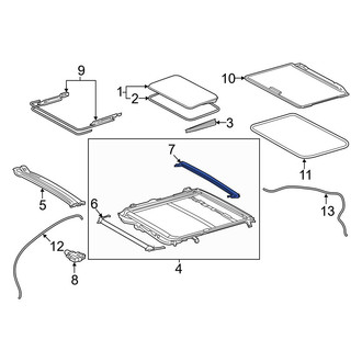 Toyota OE - Sunroof Drip Rail