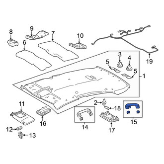 Toyota OE - Rear Right Interior Grab Bar
