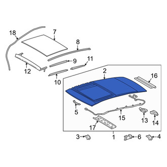 Toyota OE - Sunroof Assembly