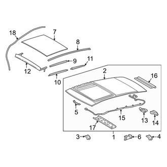 Toyota OE - Sunroof Assembly