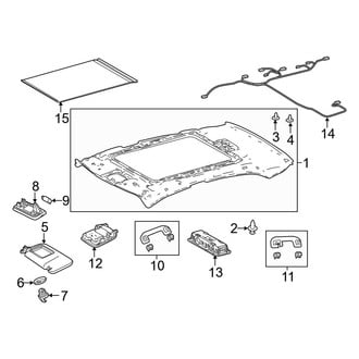 Toyota OE - Roof - Interior Trim (With Panoramic), (Gas)