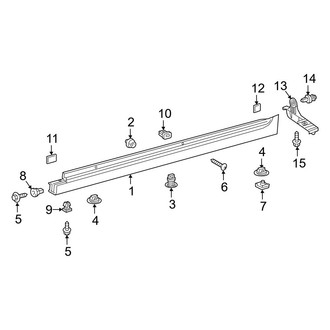 Toyota OE - Pillars, Rocker & Floor - Exterior Trim