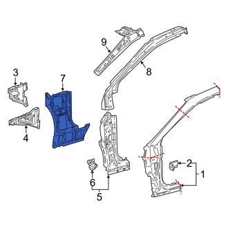 Toyota OE - Right Lower Inner Body A-Pillar