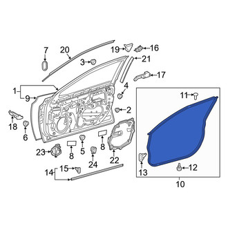 Toyota OE - Front Left Outer Door Seal