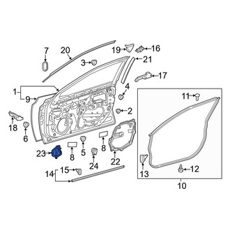 Toyota OE - Front Left Door Access Cover