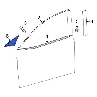 Toyota OE - Front Left Forward Door Applique