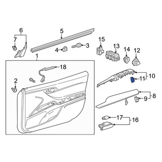 Toyota OE - Door Panel Handle Clip