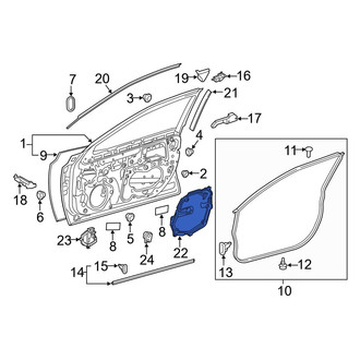 Toyota OE - Front Right Door Access Cover