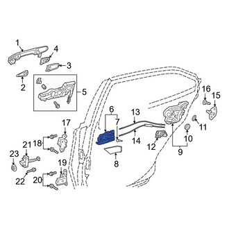 Toyota OE - Front Right Inner Interior Door Handle