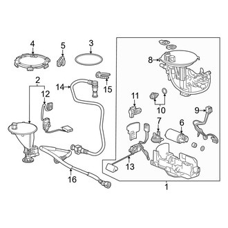 2022 Toyota Camry OEM Fuel System Parts - Pumps, Lines CARiD