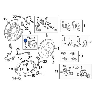 Toyota OE - Front Right ABS Wheel Speed Sensor