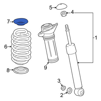 Toyota OE - Rear Upper Coil Spring Insulator