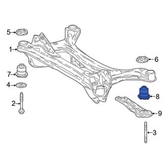 Toyota OE - Rear Right Lower Rearward Suspension Crossmember Insulator