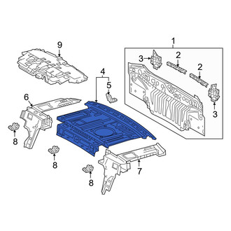 Toyota OE - Rear Center Package Tray