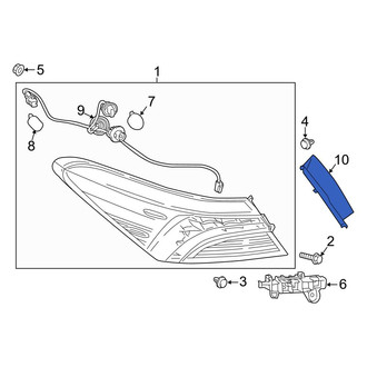 Toyota OE - Rear Left Tail Light Access Cover