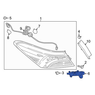 Toyota OE - Right Tail Light Bracket