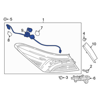 Toyota OE - Rear Tail Light Socket