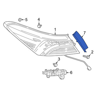 Toyota OE - Rear Right Tail Light Access Cover