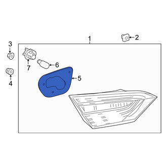 Toyota OE - Left Back Up Light Assembly Gasket