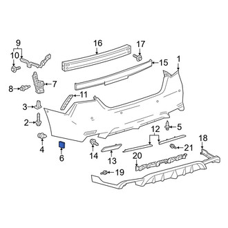 Toyota OE - Left Bumper Cover Insulator