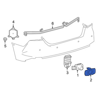 Toyota OE - Front Right Inner Parking Aid Sensor Housing