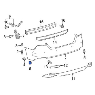 Toyota OE - Bumper Cover Insulator