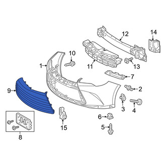 Toyota OE - Front Lower Grille